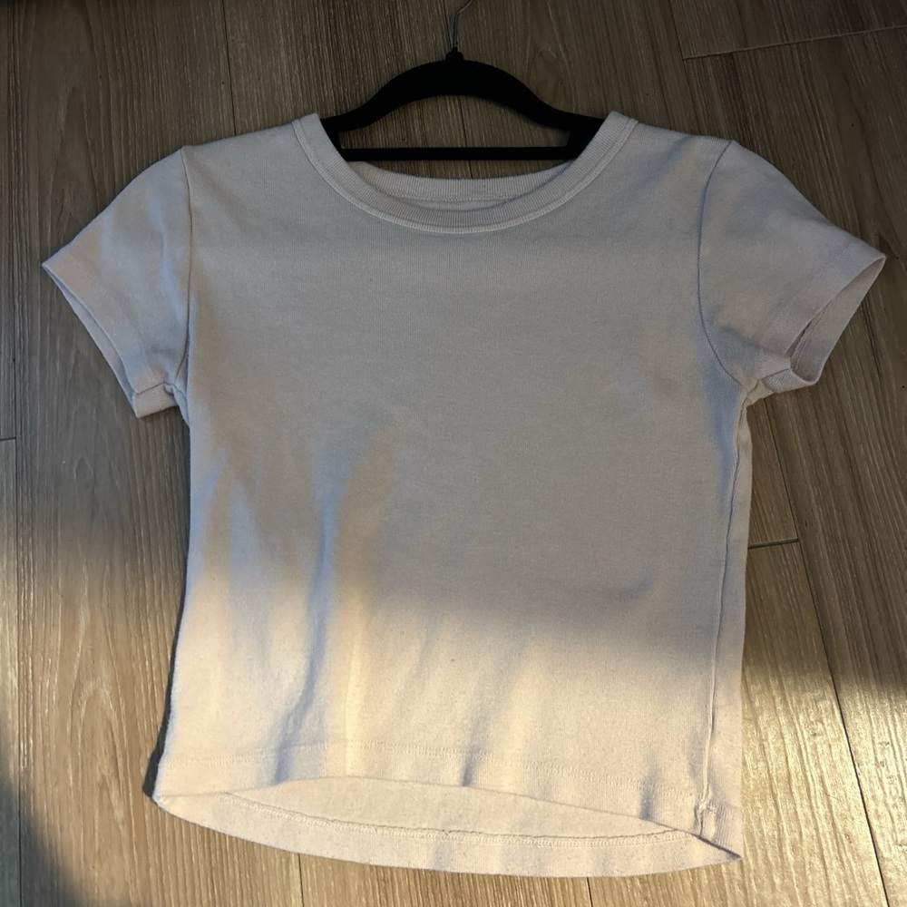 Brandy Melville light pink Short Sleeve Tee
